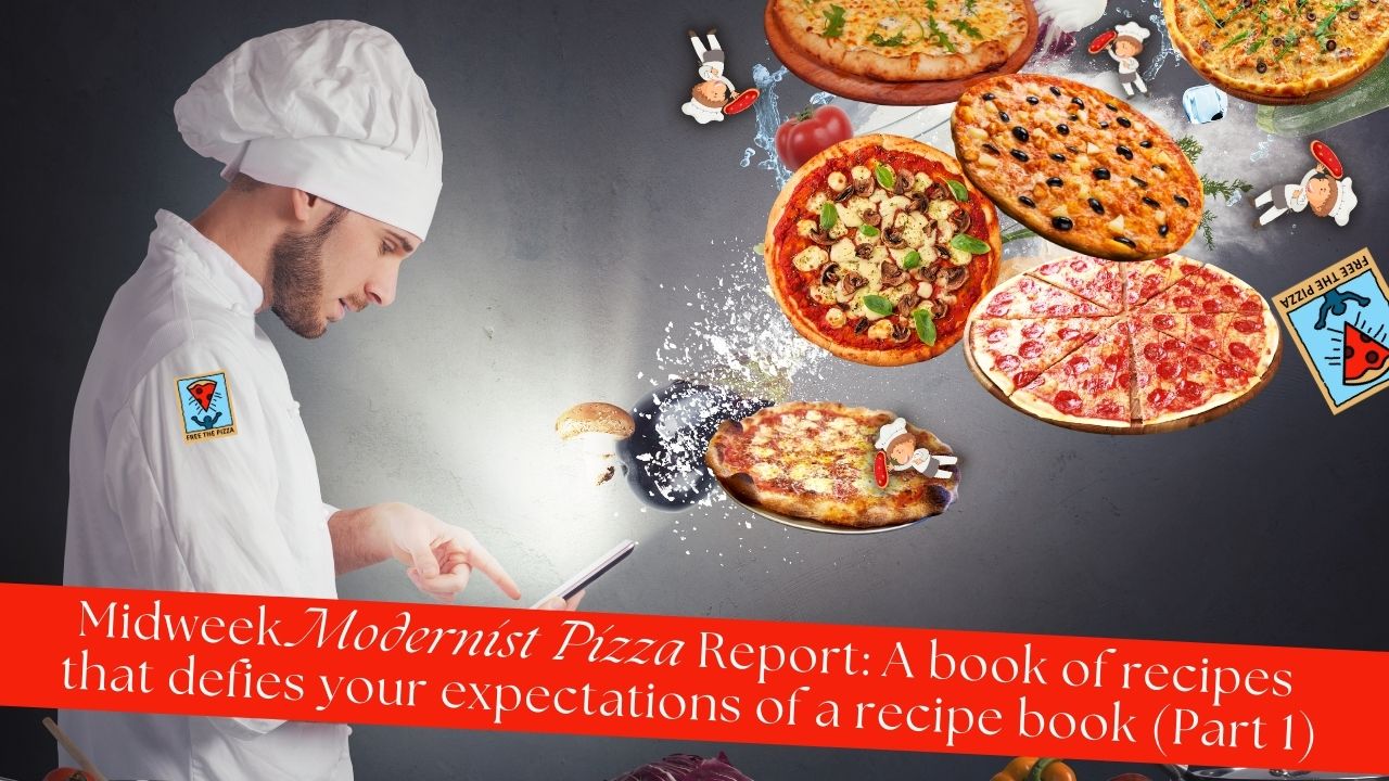 chef looking at pizza recipes