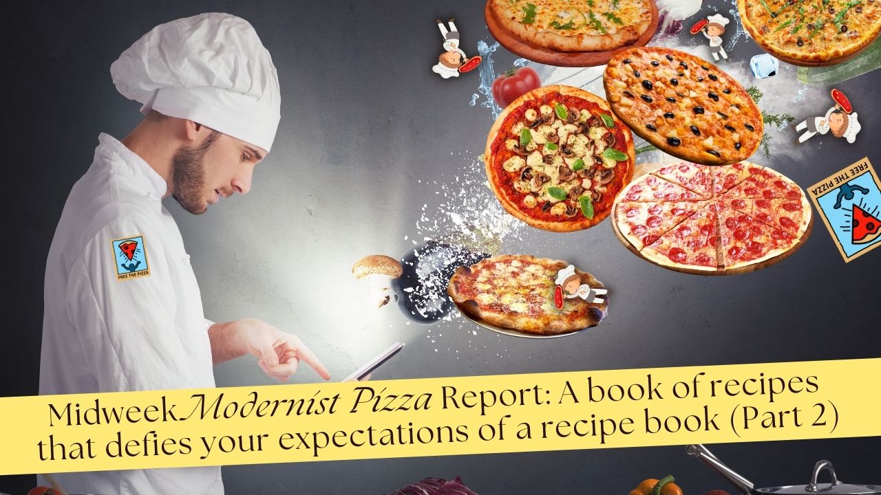 chef looking at pizza recipes