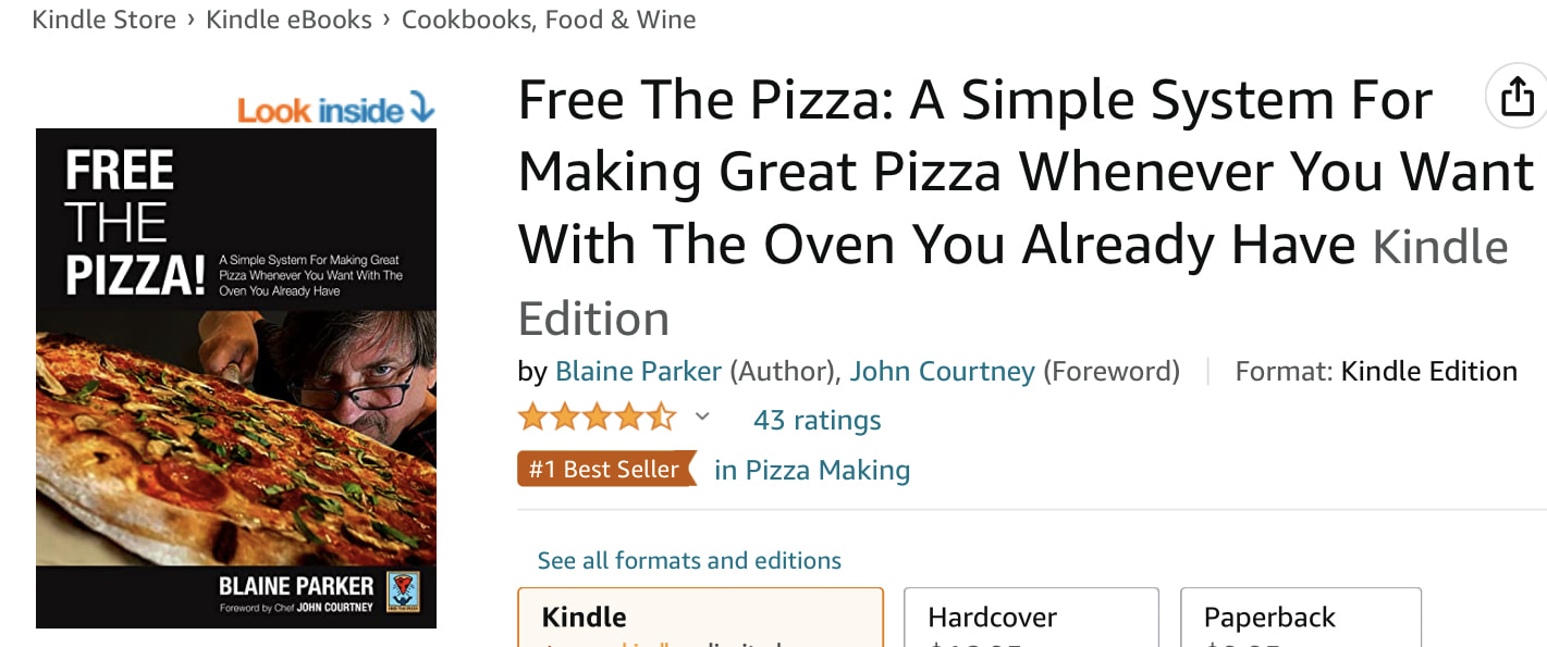 The Free The Pizza book was a #1 new release on Amazon